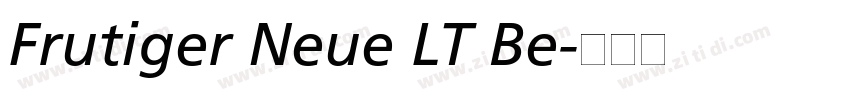 Frutiger Neue LT Be字体转换 Frutiger Neue LT Be字体转换